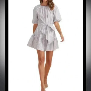 [XXL]MINKPINK  Aurora Cassia Striped Mini A-Line Dress